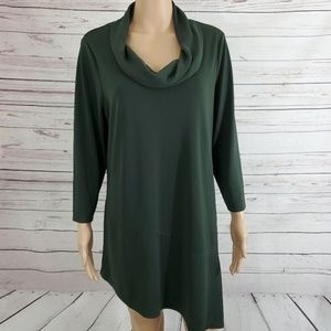 Susan Graver Blouse M Green Top